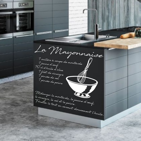 Exemple de stickers muraux: La mayonnaise